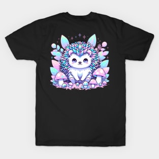 Hedgehog Cute Kawaii Cottagecore Pastel Aesthetic T-Shirt